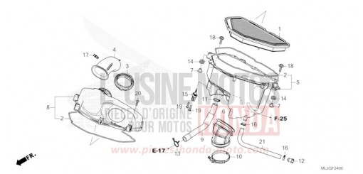 FILTRE A AIR GL1800DAT de 2026